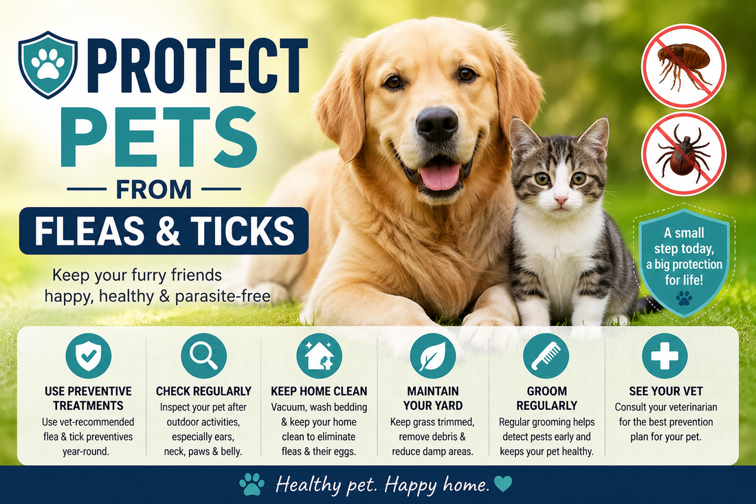 Protect Pets From Fleas & Ticks