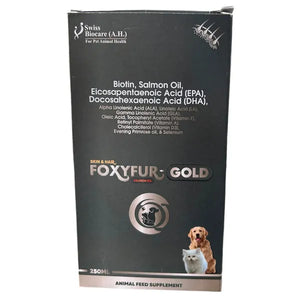 Corise Foxyfur Gold Skin & Coat Supplement for Dogs and Cats