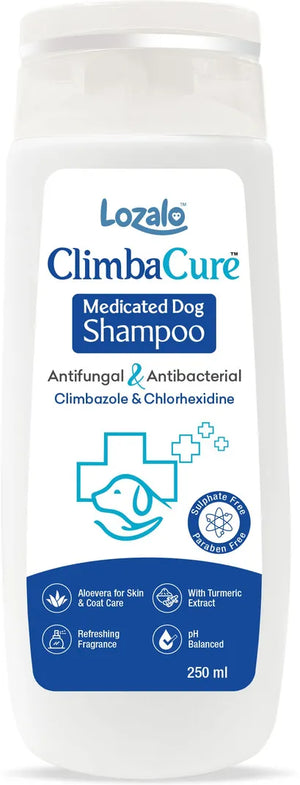 Lozalo ClimbaCure Medicated Dog Shampoo (250ml)