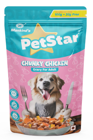 Pet Star Chunky Chicken Gravy Pack- Adult