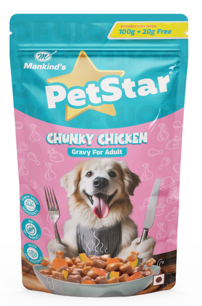Pet Star Chunky Chicken Gravy Pack- Adult
