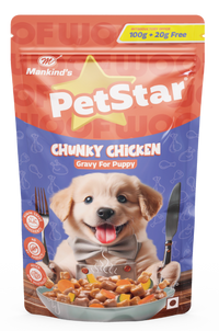 Pet Star Chunky Chicken Gravy Pack- Puppy
