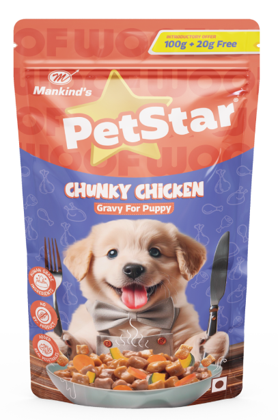 Pet Star Chunky Chicken Gravy Pack- Puppy