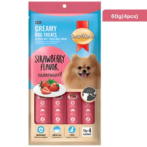 Smart Heart Chicken & Strawberry Dog Creamy Treat