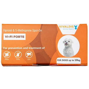 Vivaldis Vi-Fi Forte Tick and Flea Control Spot On for Dogs