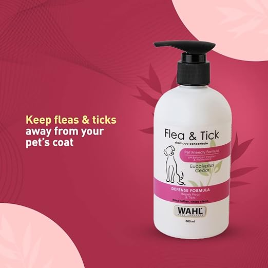 WAHL Flea & Tick Shampoo 300ml