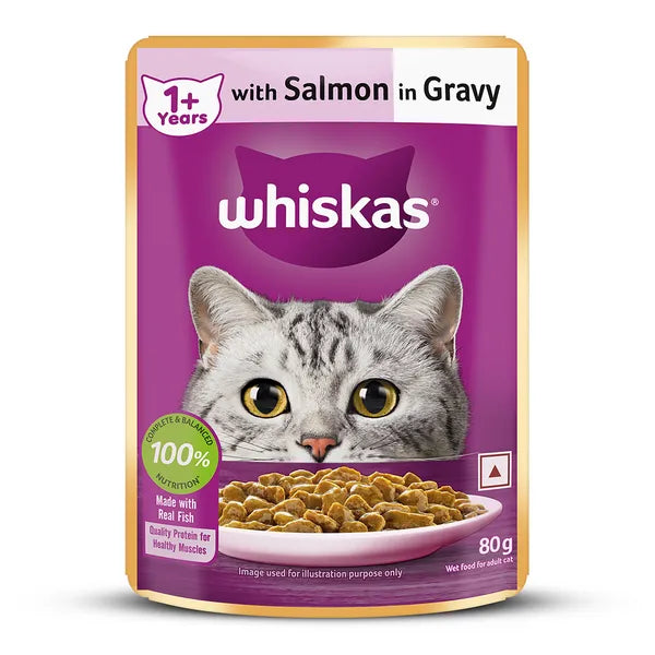 Whiskas Salmon in Gravy Meal Adult Cat